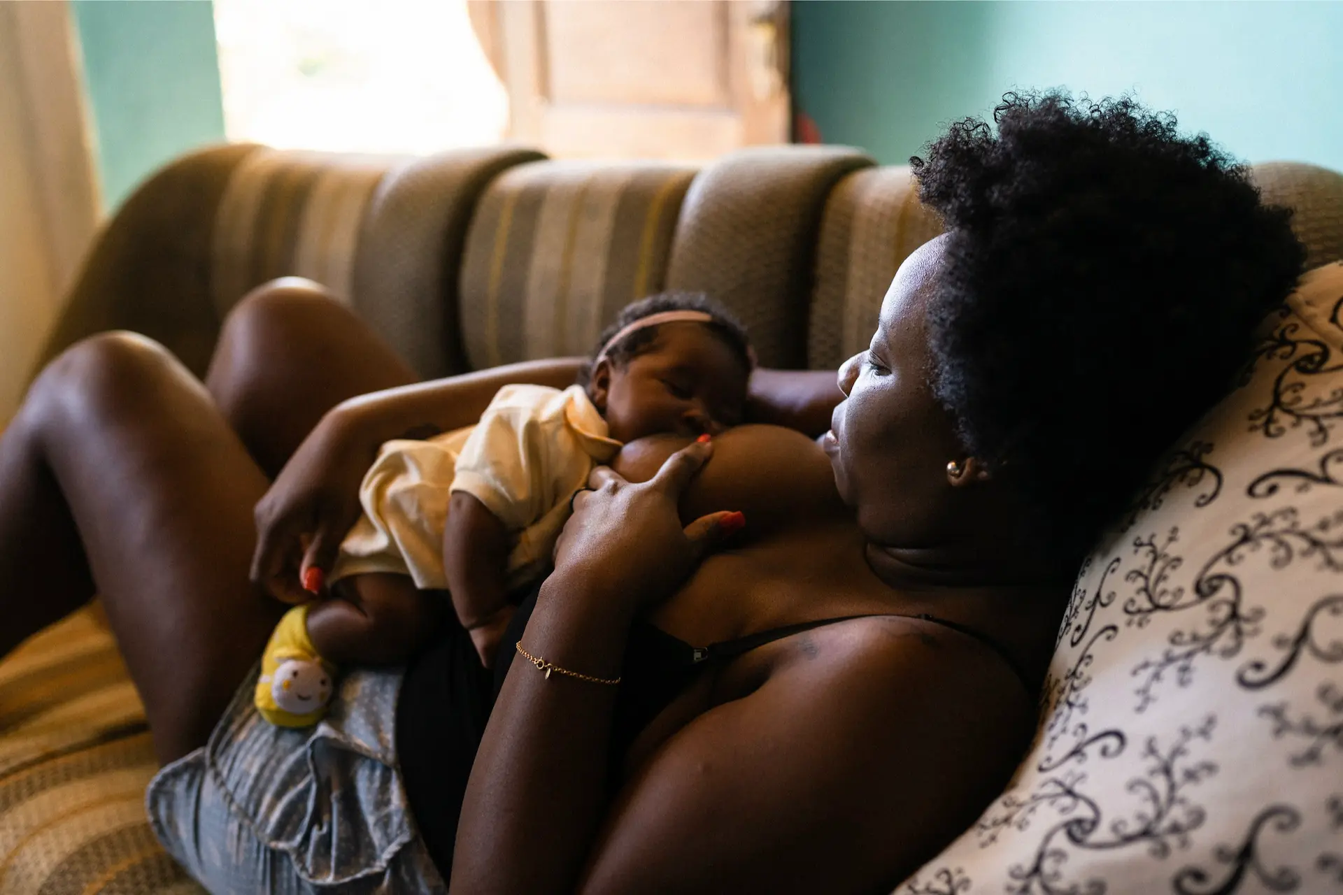 Laid back breastfeeding